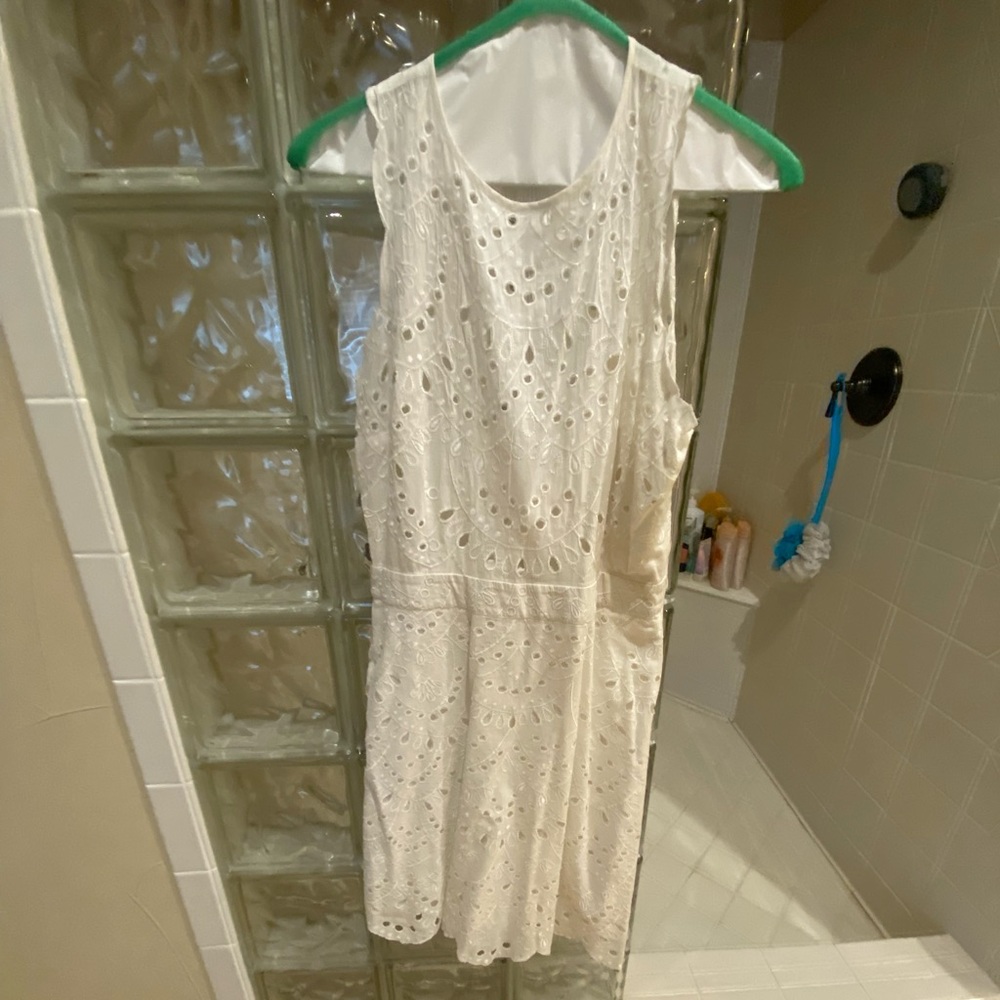 Eyelet dress